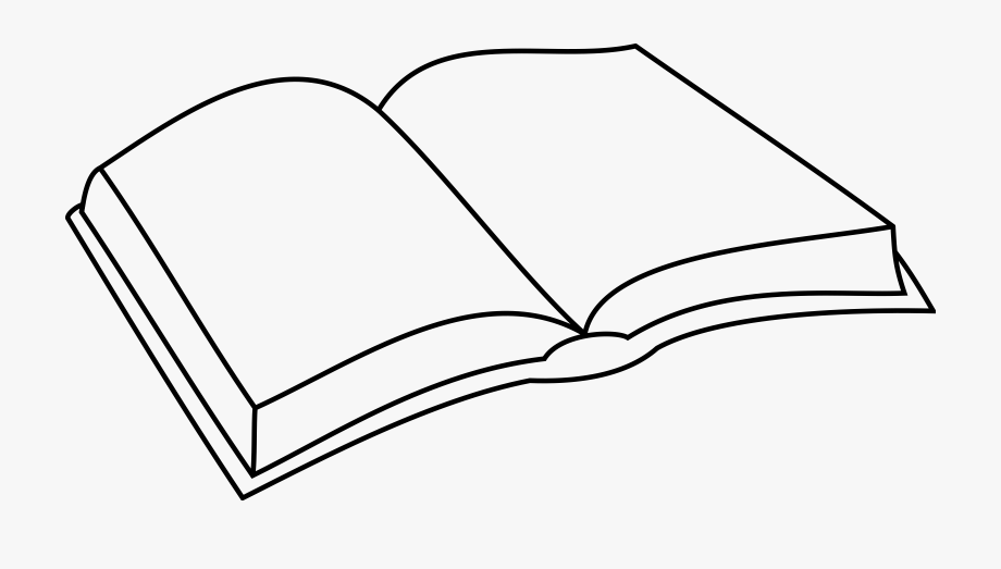 Book Black And White Open Book Clipart Black And White
