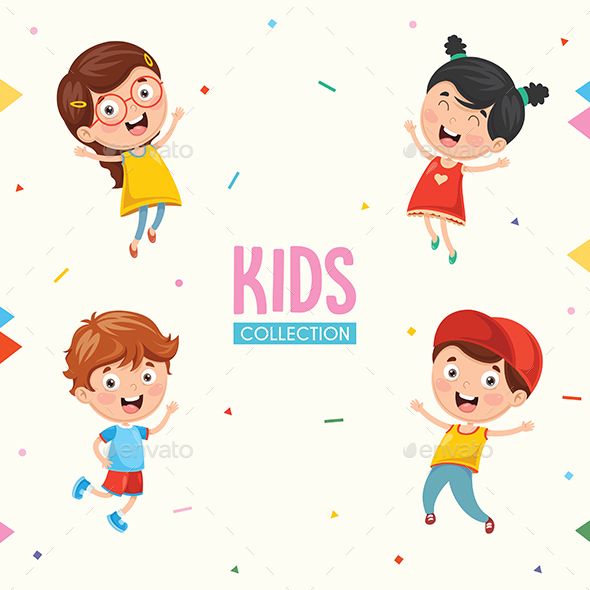 Kids Characters Vector Collection
