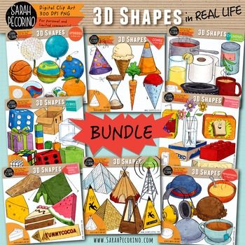 clipart bundle 3d characters real world