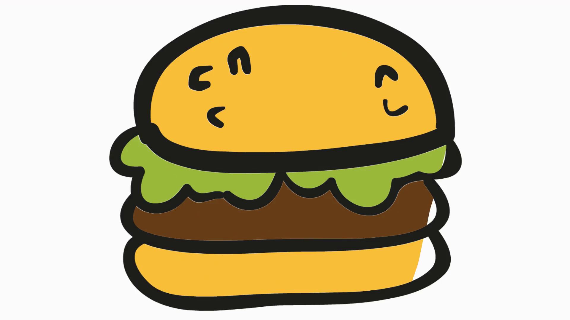 Cartoon burger png.