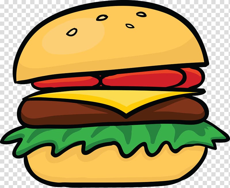 Cheese burger illustration.