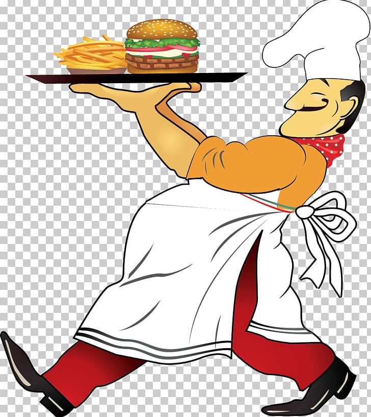 Hamburger chef cook.