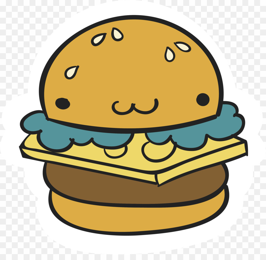 Cute burger png.