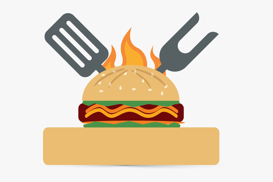 Burger Clipart Logo Design Png