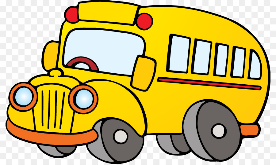 Cartoon School Bus clipart