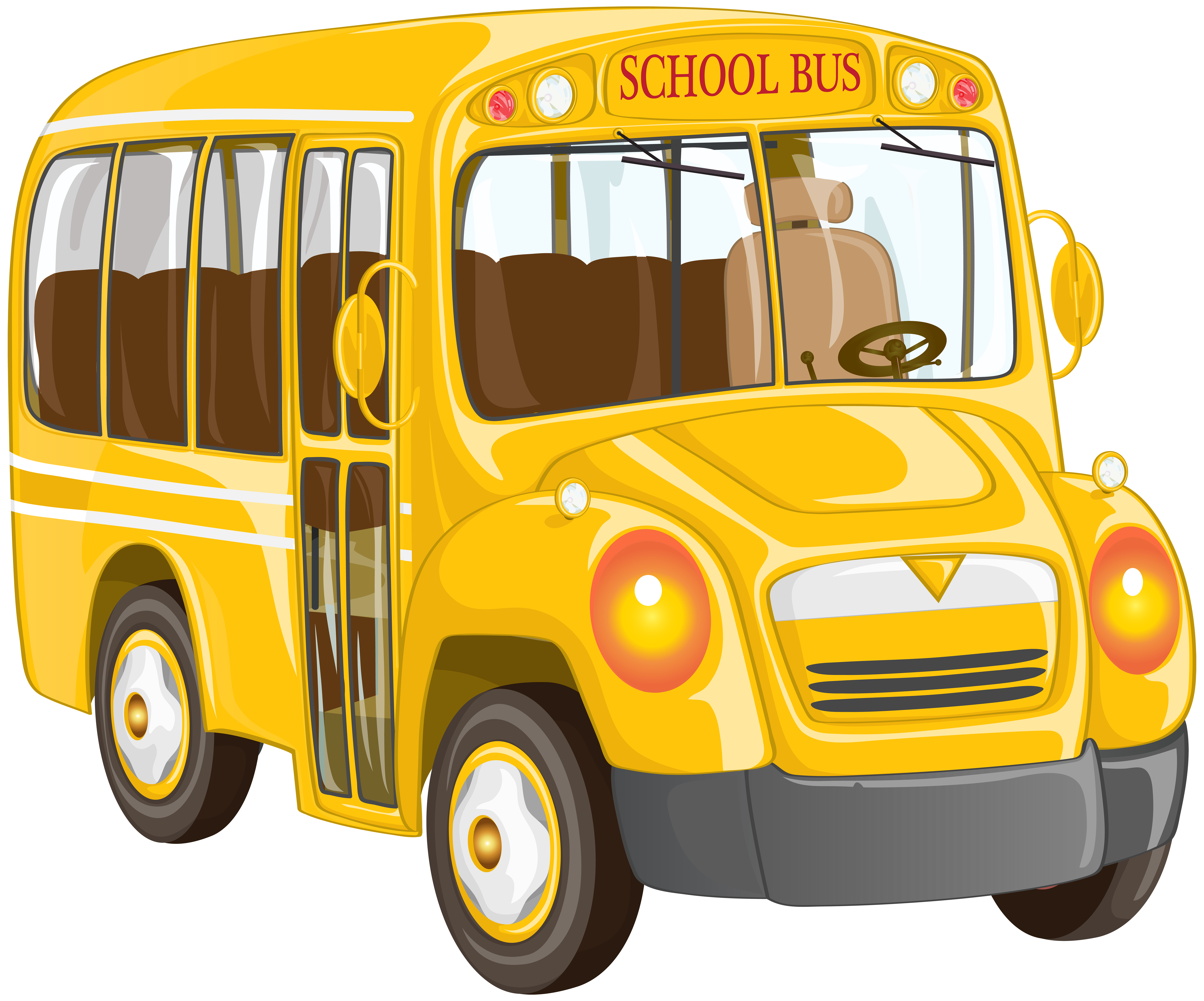 School Bus PNG Clip Art Image