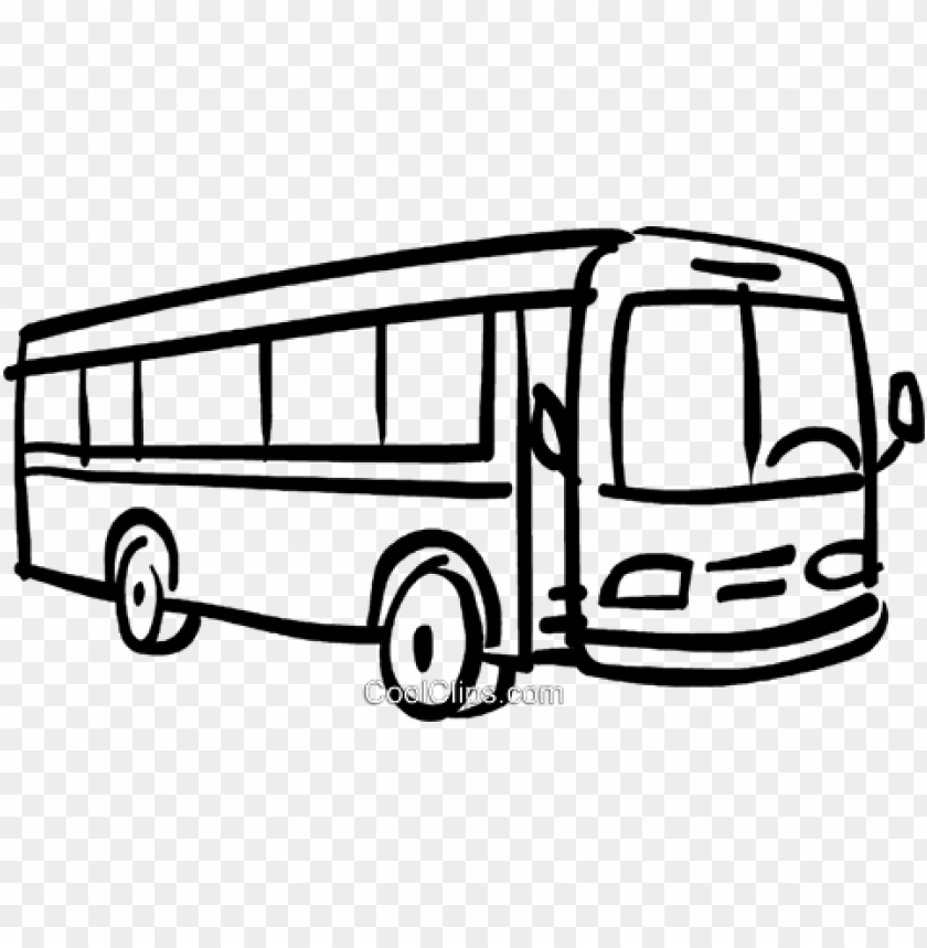 Bus royalty free vector clip art illustration