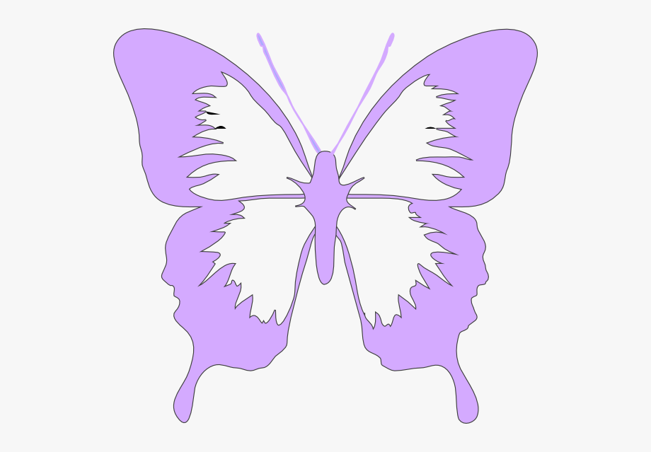 Butterfly Clipart Purple