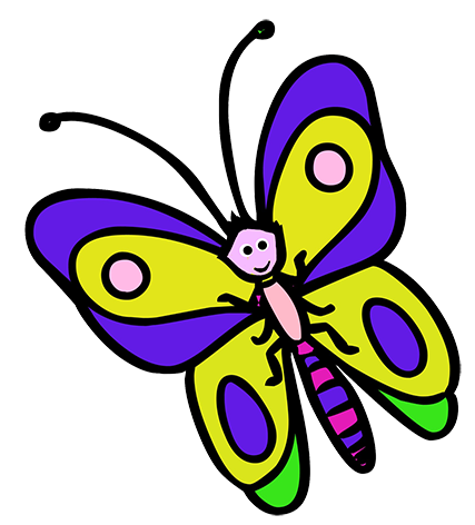 Free Cartoon Butterfly Cliparts, Download Free Clip Art
