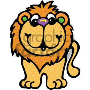 Cartoon clipart Noahs animals lion