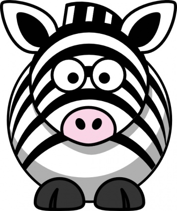 Studiofibonacci cartoon zebra.