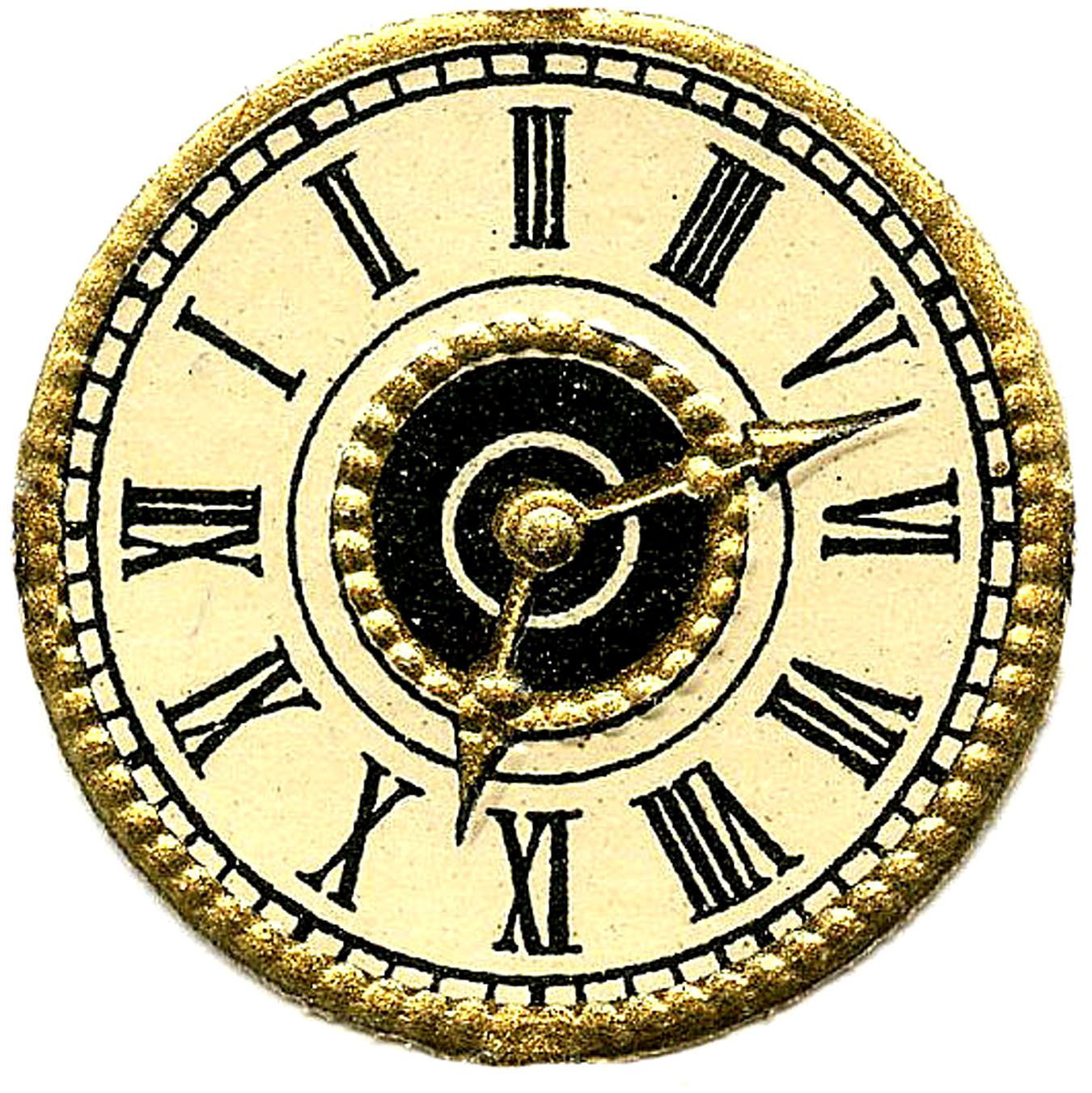 Clock face images.