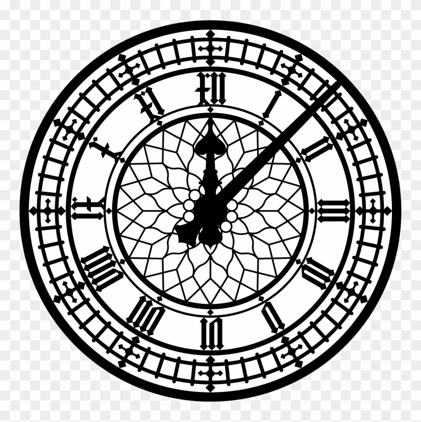 clipart clock face drawing