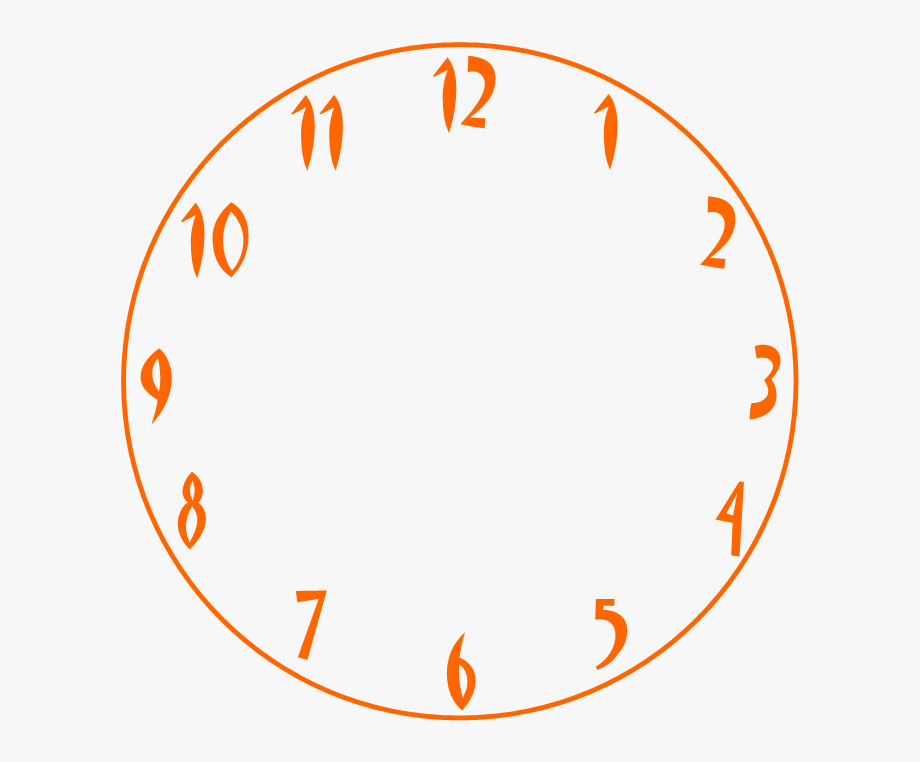 Clock Face Clip Art Template Download Time
