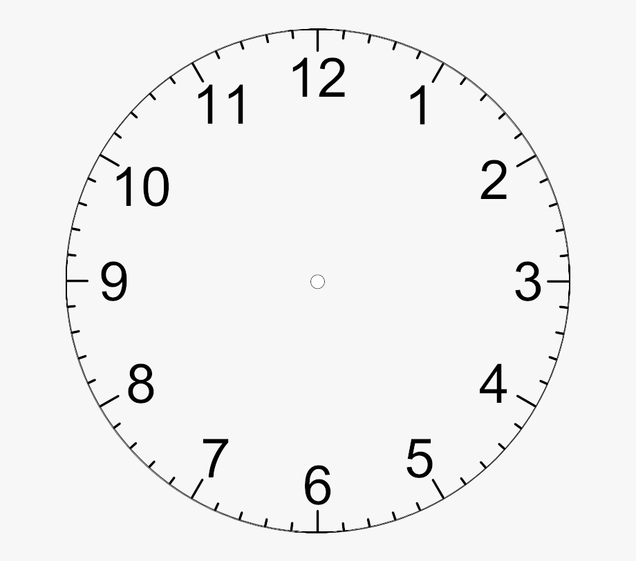 Free Download Clock Template With Hands Clipart Clock