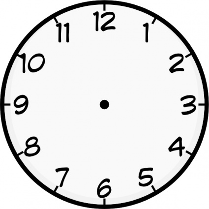 Free Clock Outline, Download Free Clip Art, Free Clip Art on