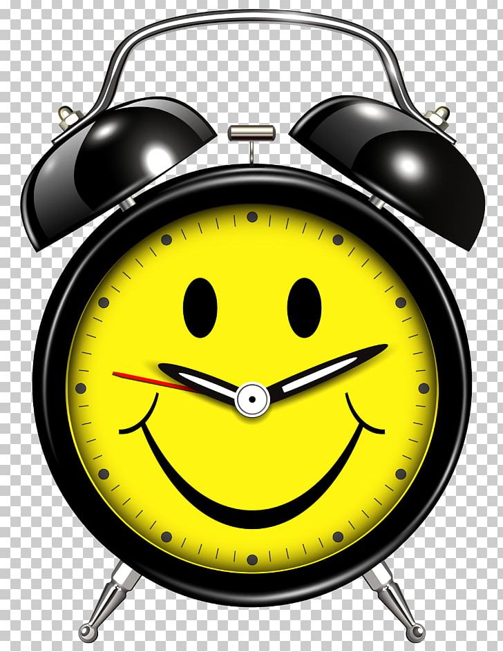 clipart clock face smile