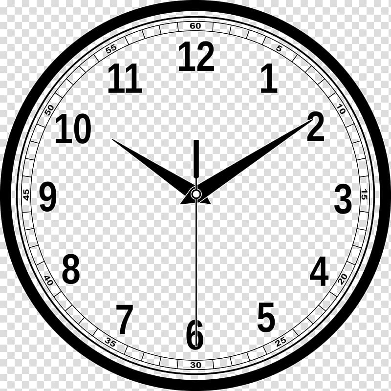 Alarm Clocks Clock face Time Quartz clock, time transparent