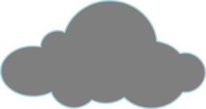 Gray Clouds Clip Art at Clker