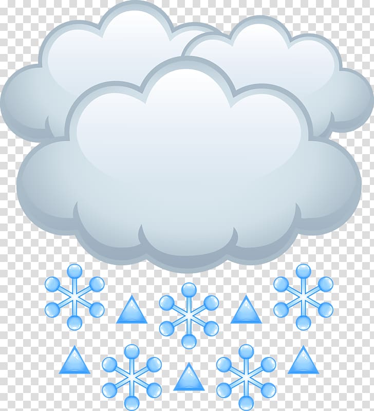 Cartoon Cloud , Snow cloud transparent background PNG