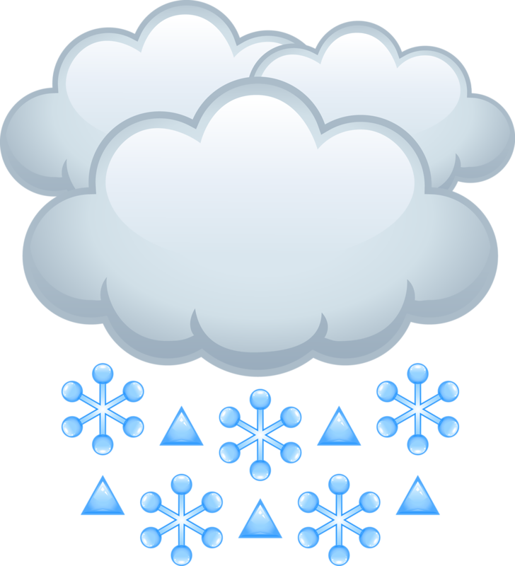 clipart clouds snow