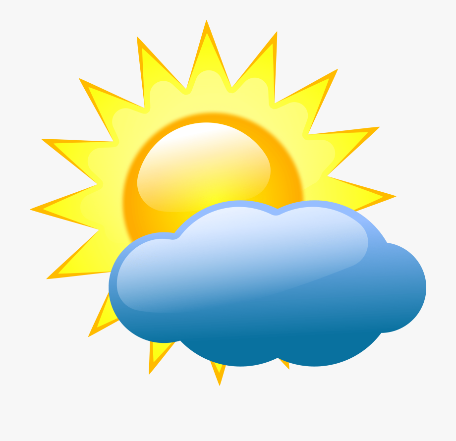 Summer Sun And Cloud Clip Art