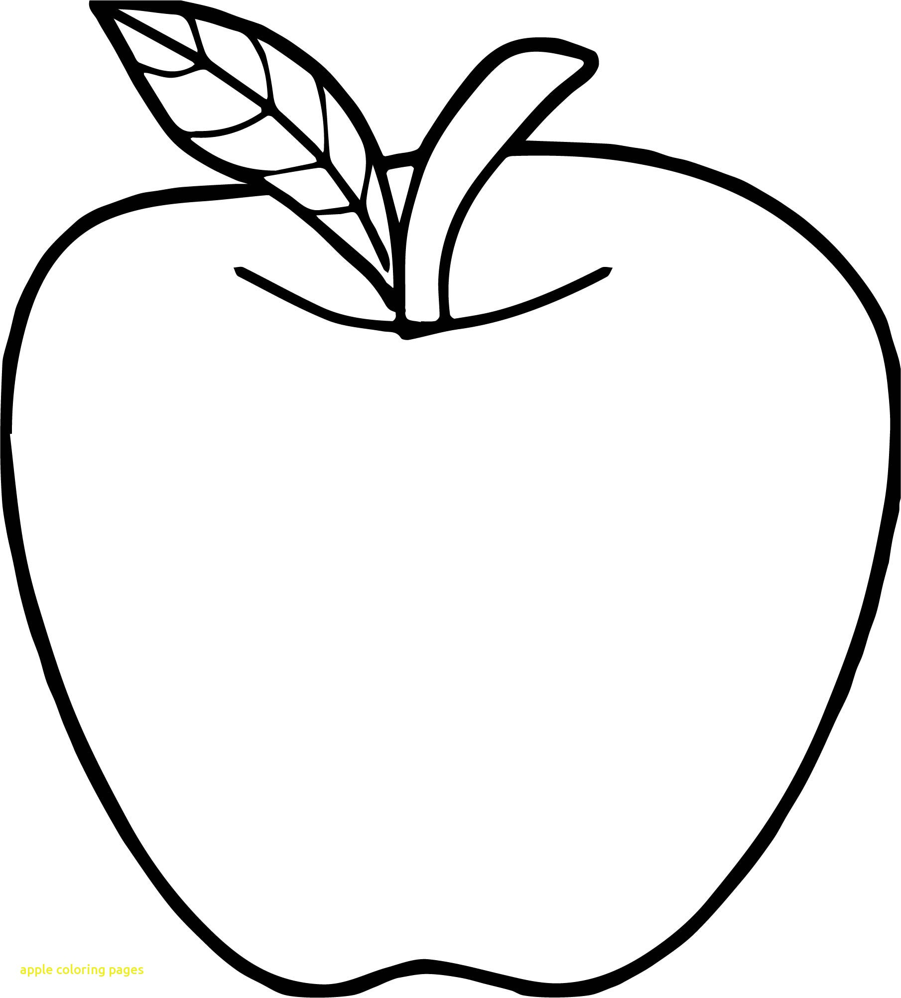 Coloring pages apple.