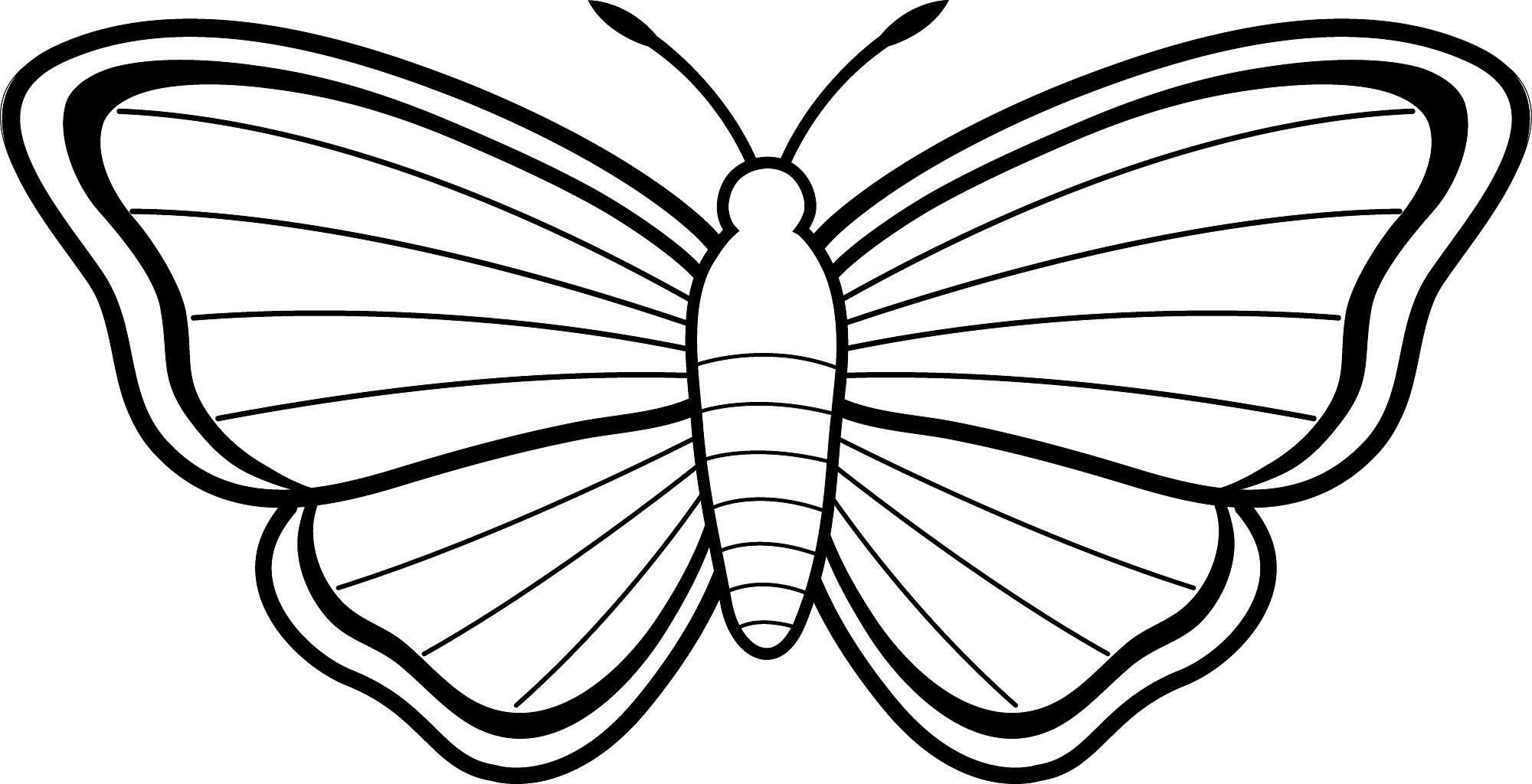 Free printable butterfly.