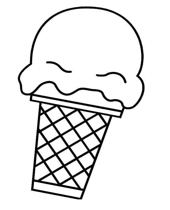 Ice cream coloring.