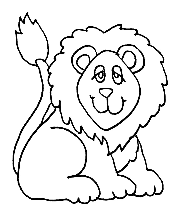Free cartoon lion.