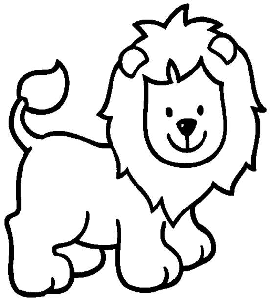 Lion coloring pages.