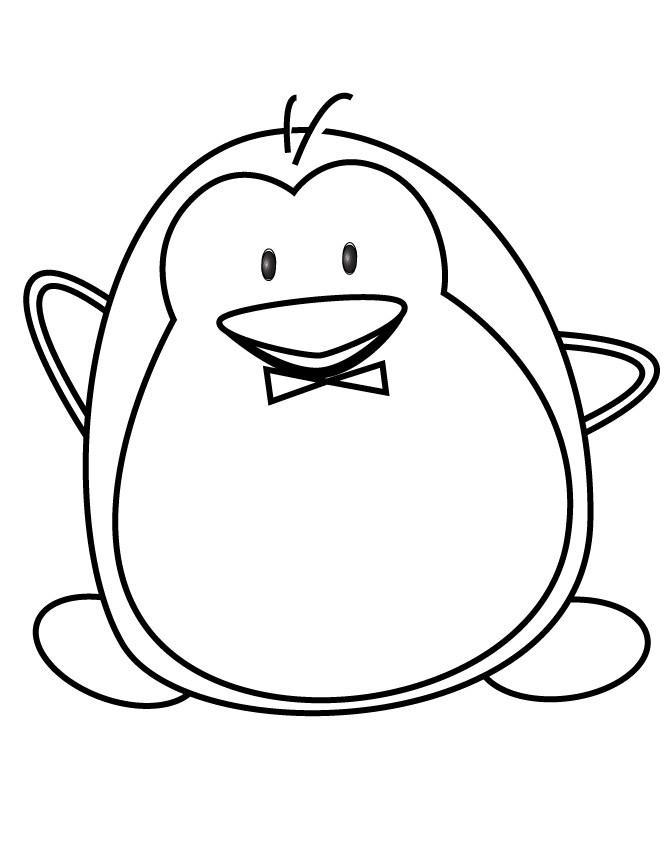 Free Cartoon Penguin Coloring Pages, Download Free Clip Art