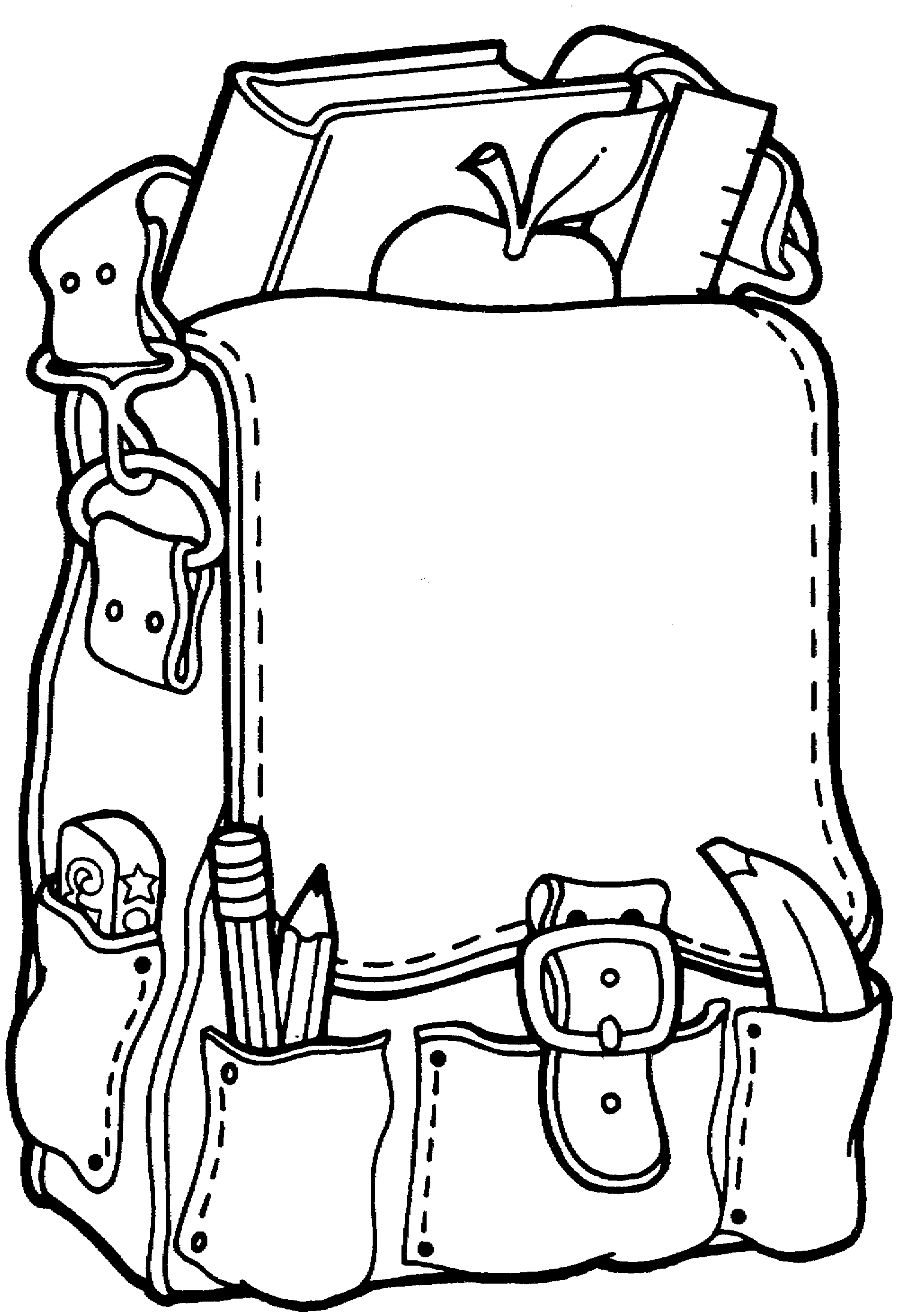 School coloring pages.