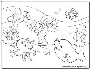 clipart colouring summer