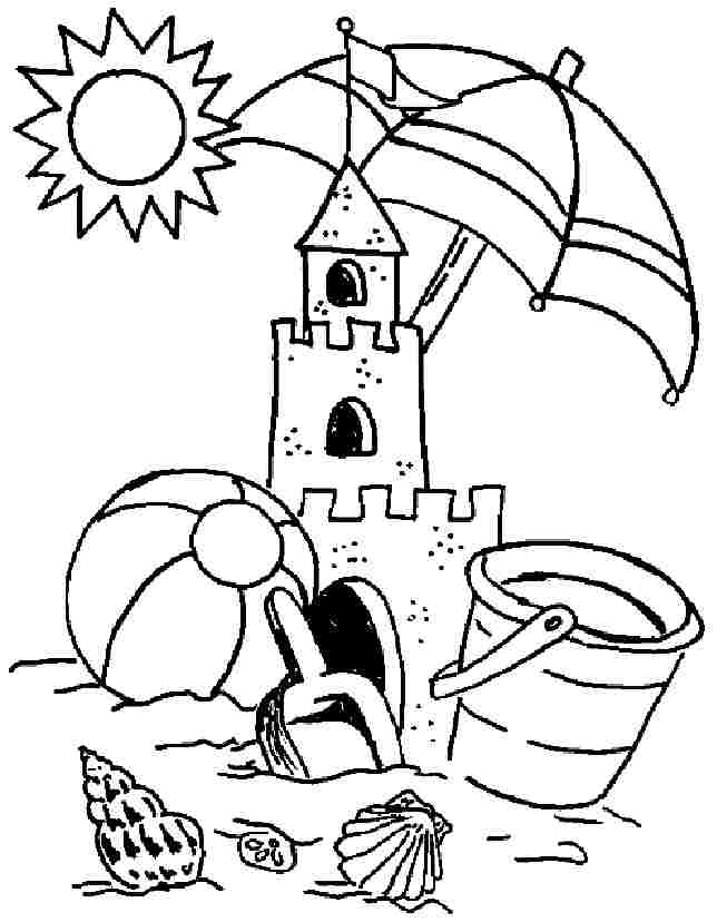 Free Summer Coloring Pages For Preschool, Download Free Clip