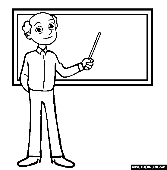 Occupations online coloring.