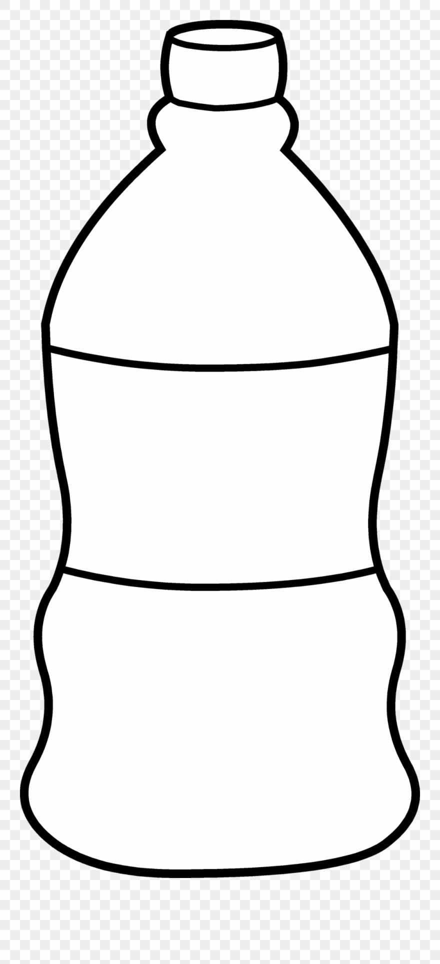 Best Water Bottle Clipart Black And White Design