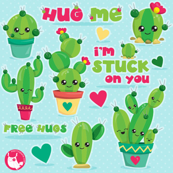 Cactus clipart commercial use, vector graphics, digital
