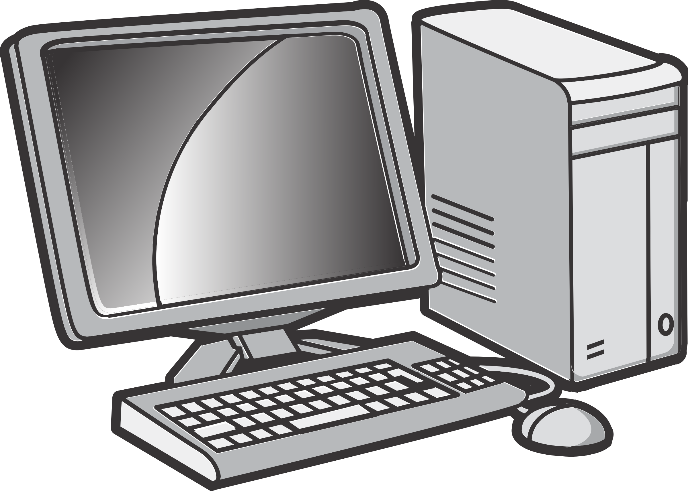Computer clipart desktop computer, Computer desktop computer