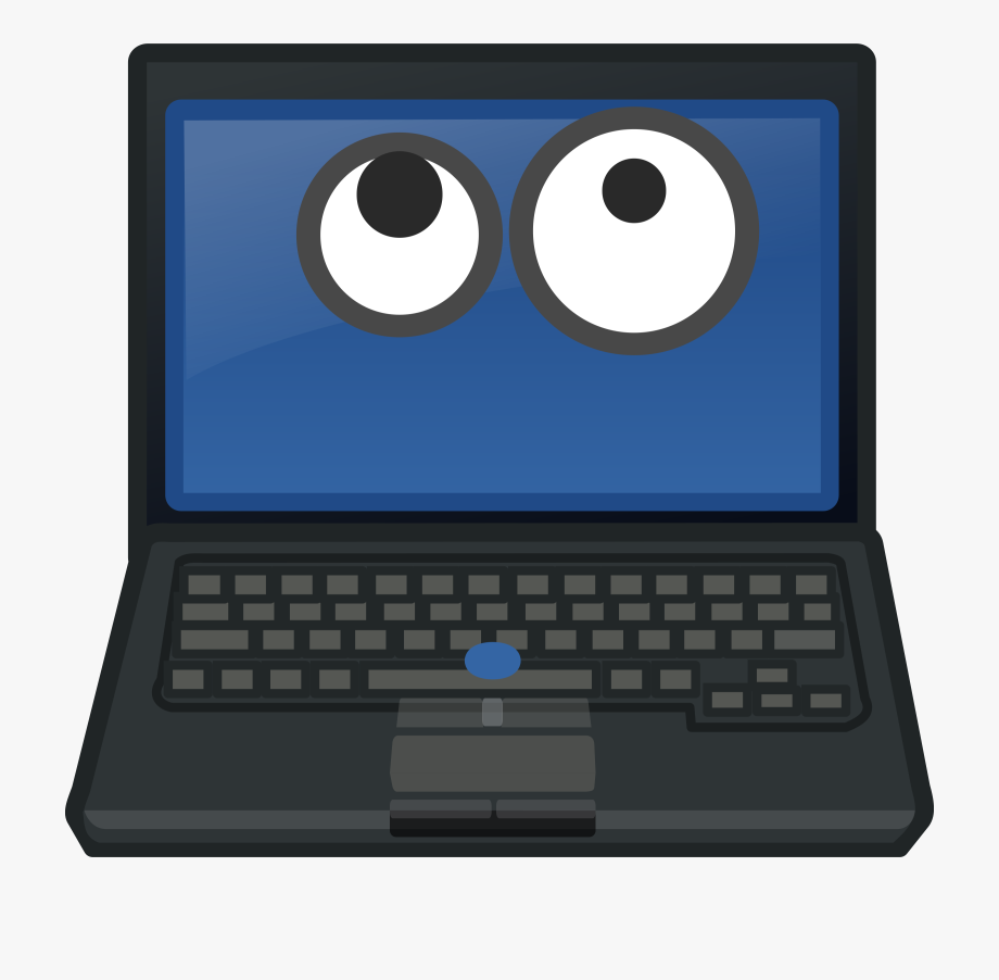 Laptop looking clipart.