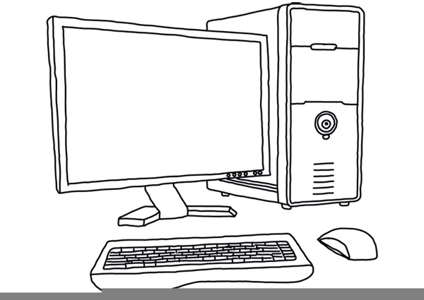 Computer Png Black And White
