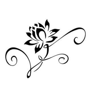 Carnation flower tattoo.