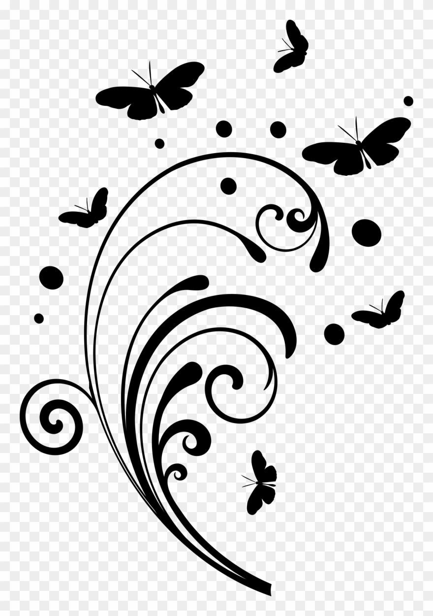 Butterfly Design Clipart Simple