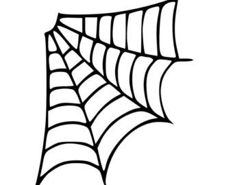 clipart corner spider web