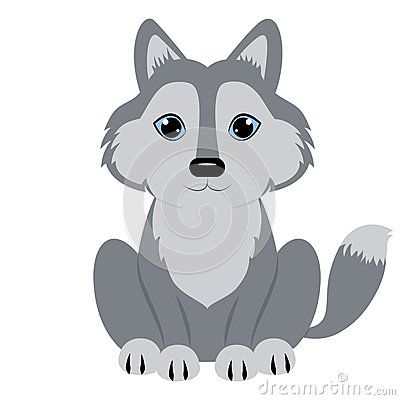 clipart coyote baby