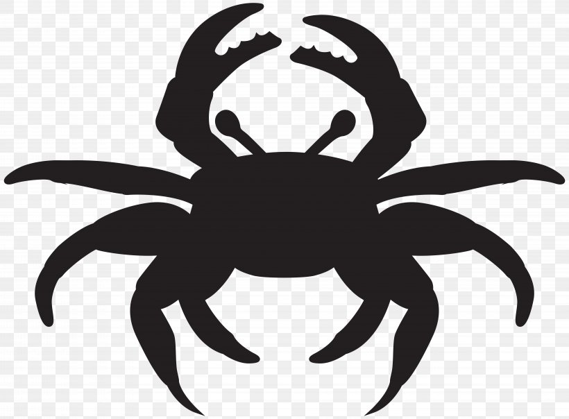 Crab silhouette royaltyfree.