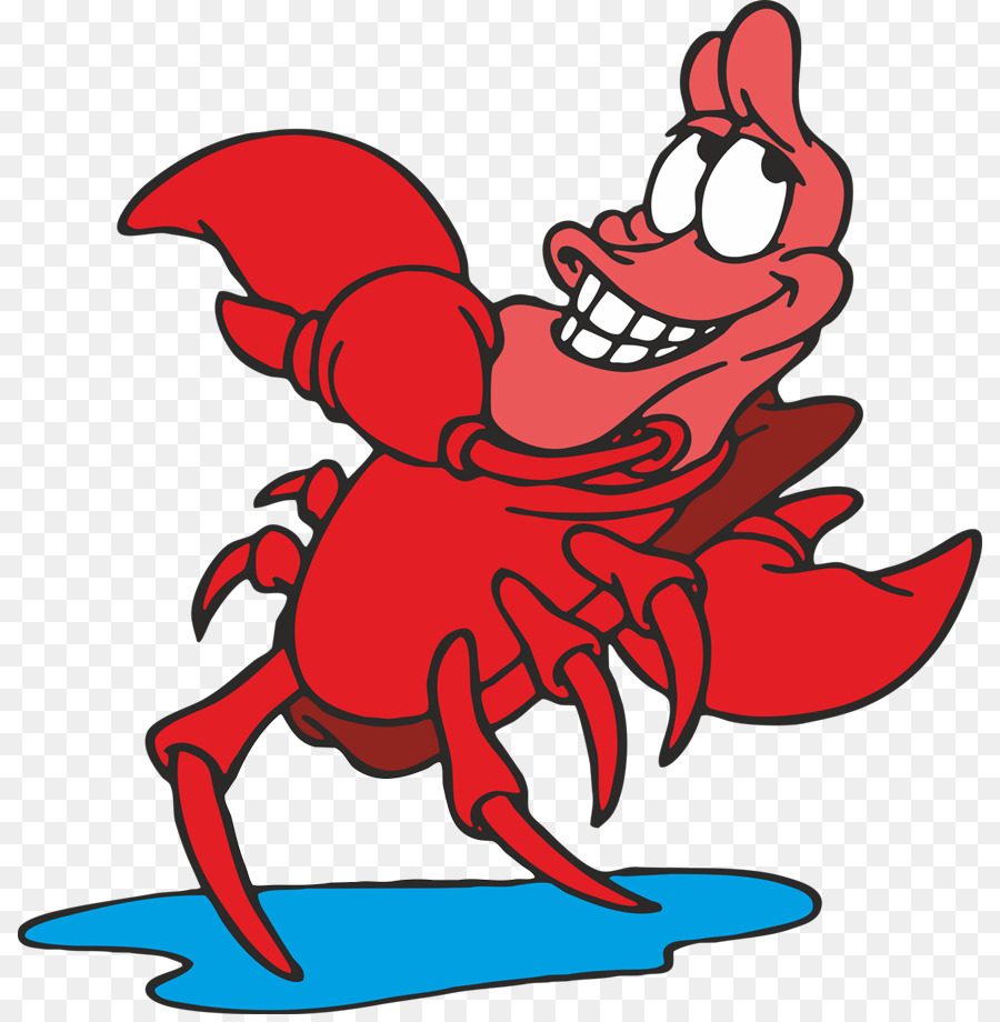 Ariel King Triton Crab Sebastian Clip art