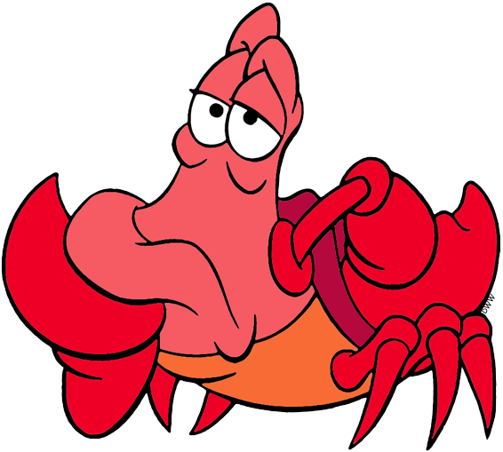 Sebastian the Crab Clip Art