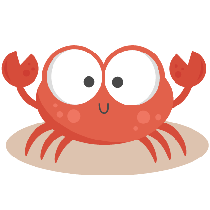Crab clipart background.