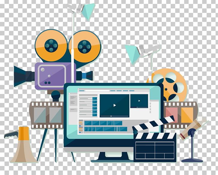 Video Production Production Companies Flat Design PNG